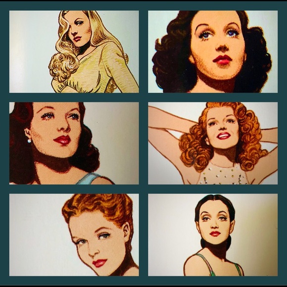 GLAMOROUS STARS OF THE FORTIES PAPERDOLLS - Picture 2 of 4